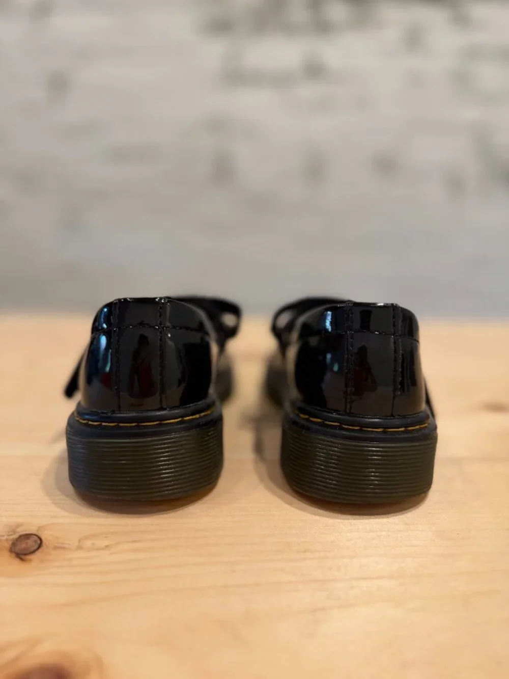 Dr. Martens Maccy Black Patent Mary Janes Size 13